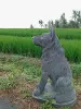 Product image 2 of the product “Seated shepard dog, 65cm Height - cast stone. ”